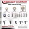 Service Caster 5 Inch Nylon 12 Inch Threaded Stem Caster Set 2 Brakes SCC SCC-TS20S514-NYS-121315-2-PLB-2 - alternate 2